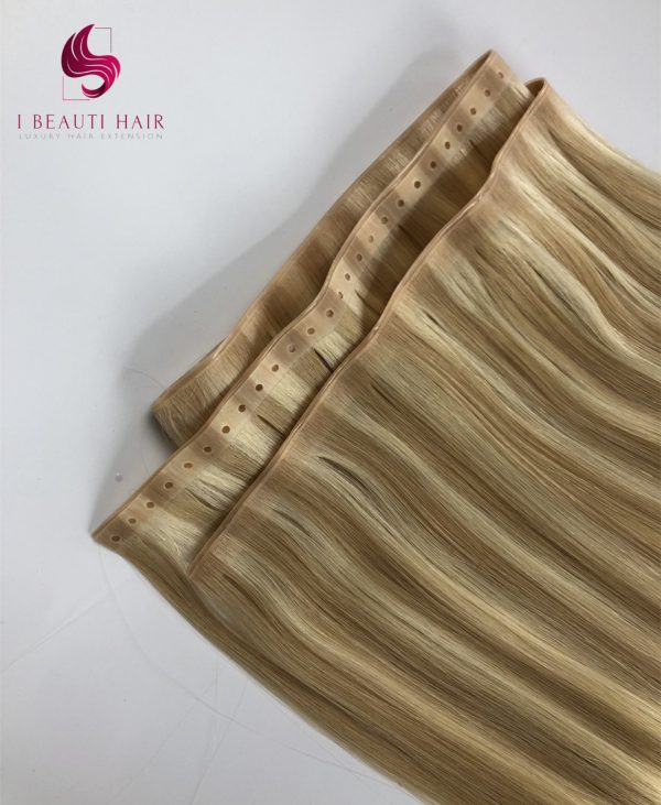 Hole Weft Extenion Injected PU weft Hair Extension - 图片 2
