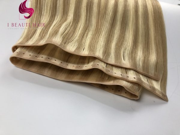 Hole Weft Extenion Injected PU weft Hair Extension