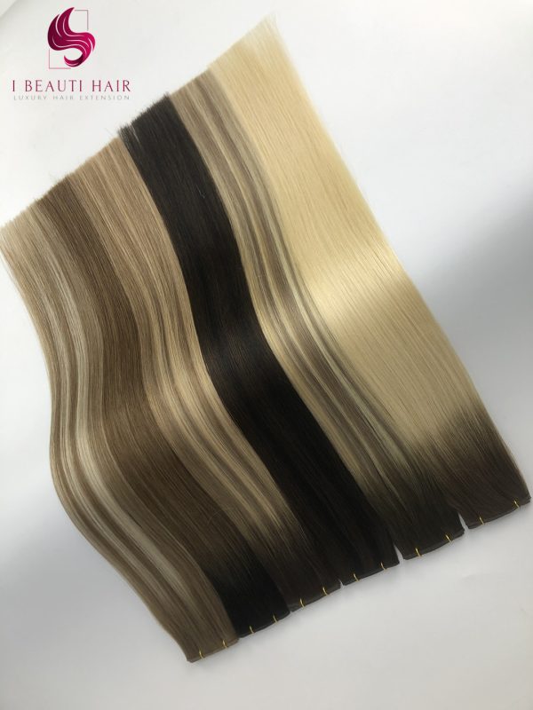 Genius weft Double Drawn European Cuticle Genius Weft Hair Extension - 图片 4