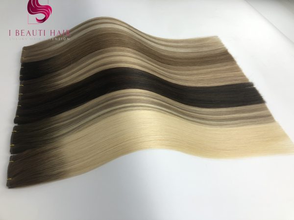 Genius weft Double Drawn European Cuticle Genius Weft Hair Extension - 图片 5