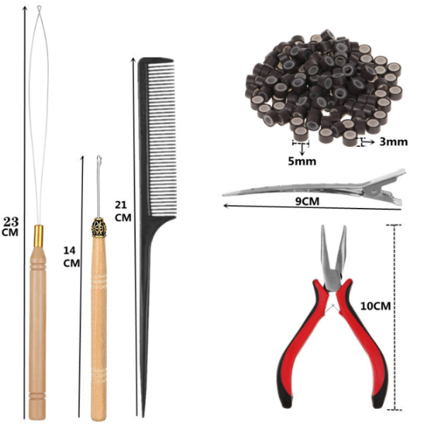 hair tool kit for extension