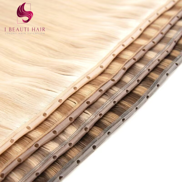 Hole Weft Extenion Double Drawn Hair factory wholesale