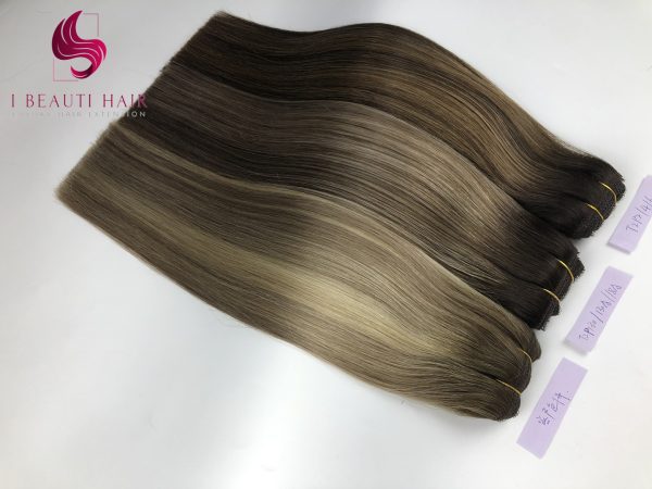 Lace Weft Double Drawn European Hair Extension