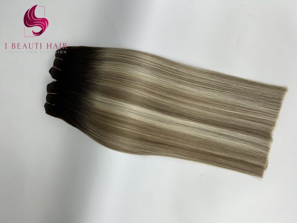 Lace Weft Double Drawn European Hair Extension - 图片 4