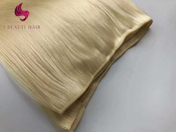 Machine Weft Double Drawn Hair Extension #613 Color