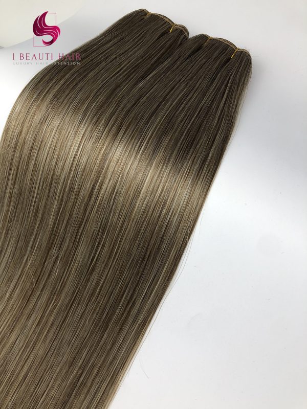 Machine Weft Double Drawn Hair Extension Mixed Color - 图片 4