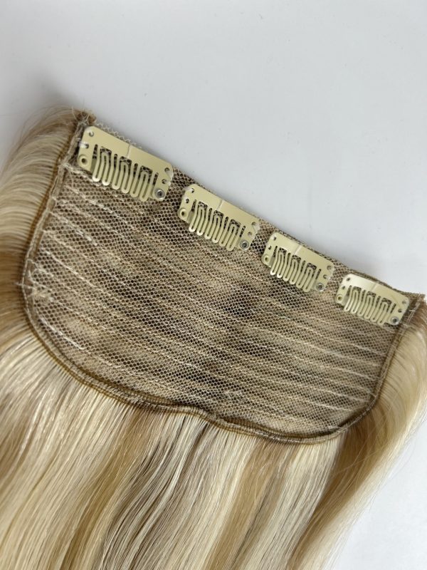 One piece Clip in Hair Extension Double Drawn Hair factory - 图片 2