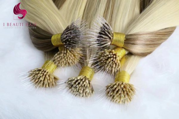 Plastic Nano Ring Hair extension 1g each strand Double drawn Pre-bonded hair